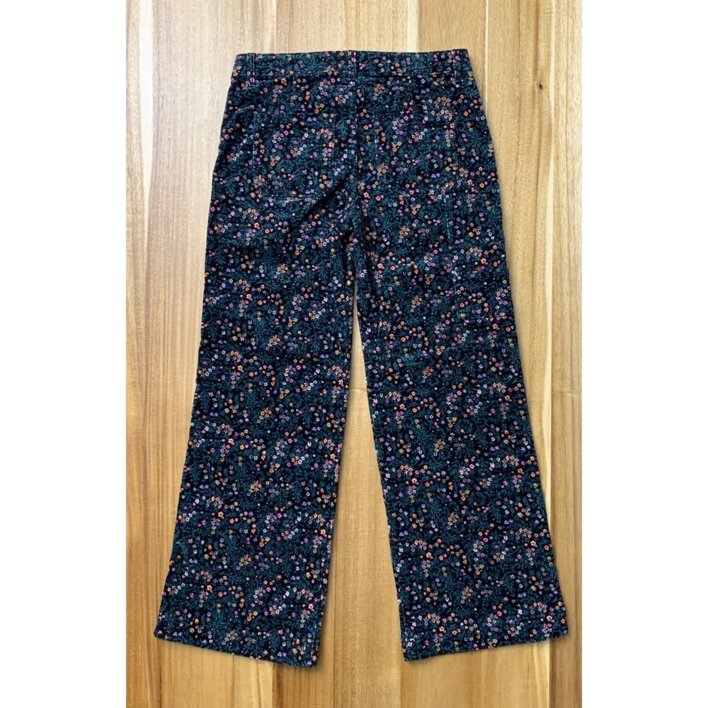 Art Class Junior Girls Multicolor Floral Print Design Corduroy Pants Size 16 - Picture 6 of 11